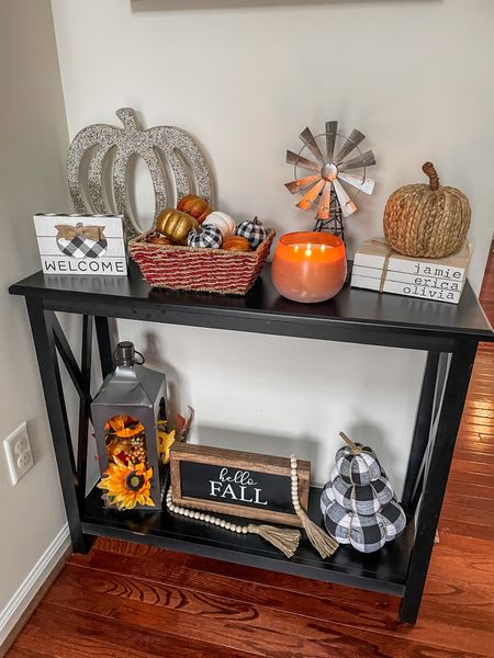 Fall entryway decor idea! farmhouse fall decor // affordable fall decorations // fall home decor // autumn decor // natural pumpkins

#LTKhome #LTKunder50 #LTKSeasonal