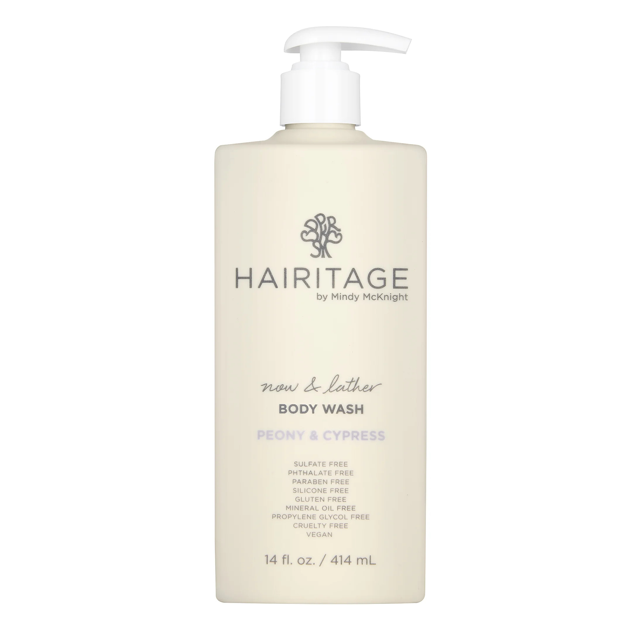 Hairitage Now & Lather Peony & Cypress Scented Body Wash for Women, Men & Kids | Oat Kernel & Got... | Walmart (US)