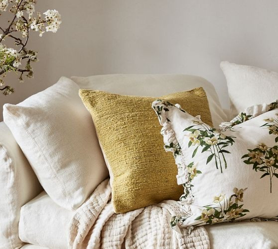 Who is ready for spring 🌸 I’m slowly swapping in lighter textures and soft florals, and it’s amazing how much just a few pillows can change the whole space.

spring home decor, floral throw pillows, neutral living room, cozy spring styling, cottage inspired decor, light and airy interiors, sofa pillow styling, spring refresh ideas, soft textures, layered neutrals, timeless home decor, simple seasonal swap, living room refresh

#LTKHome