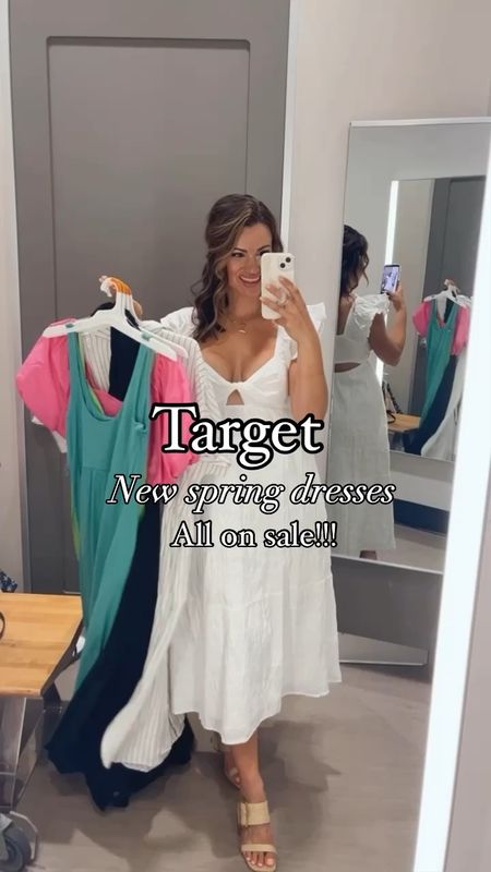Target new spring dresses all under $35 and currently 20% off

These are All perfect for vacation , Easter , spring wedding and so many occasions!!

I'm wearing a size small in each dress minus the black polka dot slip dress , size medium 

Spring dress
Easter dress
Vacation outfit 
Wedding guest dress 
Midi length dress 
Casual spring dress
White dress
Vacation outfit 


#LTKwedding #LTKfindsunder50 #LTKsalealert