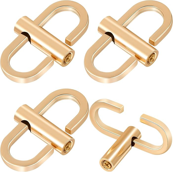 Chain Strap Shortener, 360 Rotatable Chain Clip Buckle, Alloy Necklace Shortener for Shorten Purse Bag Chain | Amazon (US)