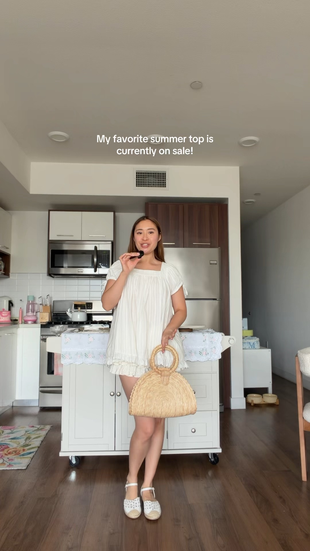 Summer outfit complete with babydoll top and ruffle shorts 🤍

#LTKootd #LTKgrwm