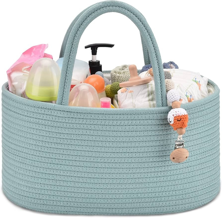 COMSE Baby Diaper Caddy Organizer, Diaper Basket, Baby Car Organizer, Diaper Change Organizer, Porta | Amazon (US)