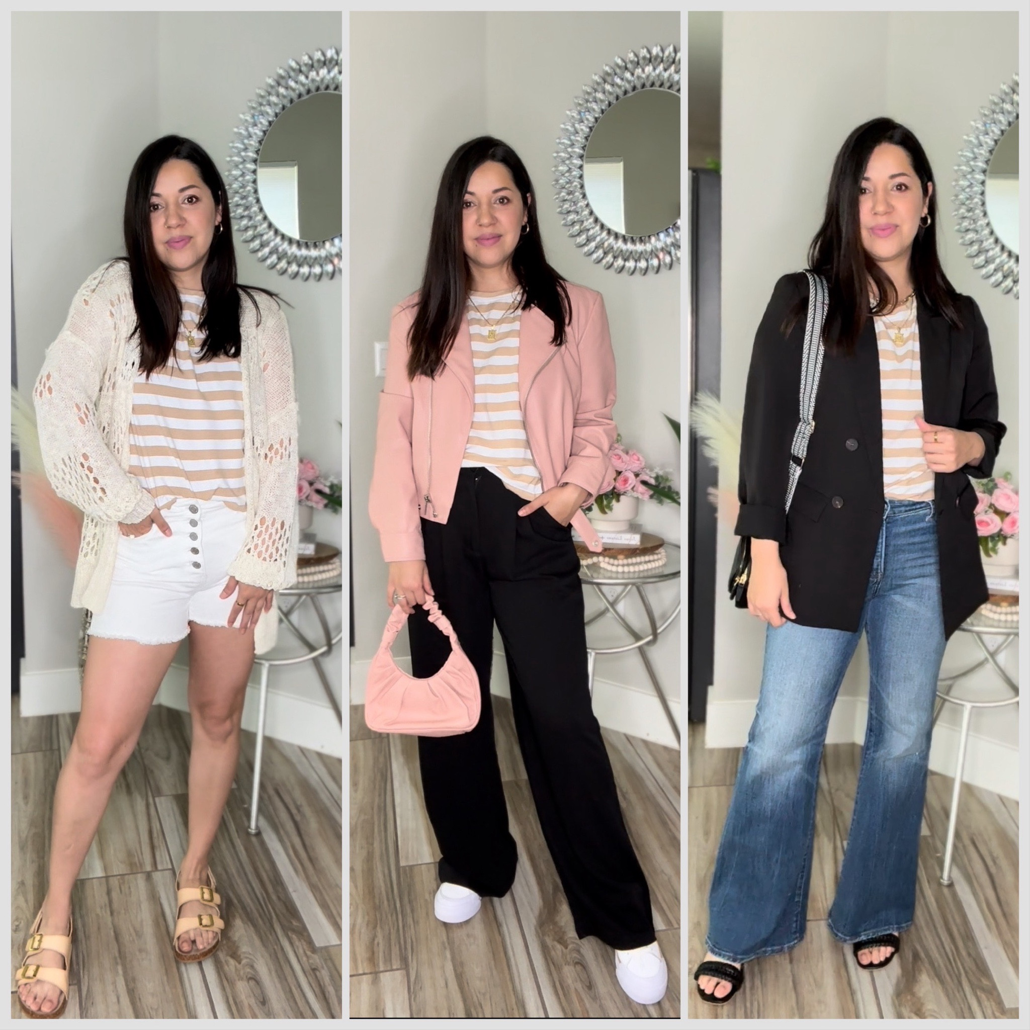 $15 Amazon tee styled 3 ways! #minimaliststyle #minimalistfashion 

#LTKStyleTip #LTKSeasonal