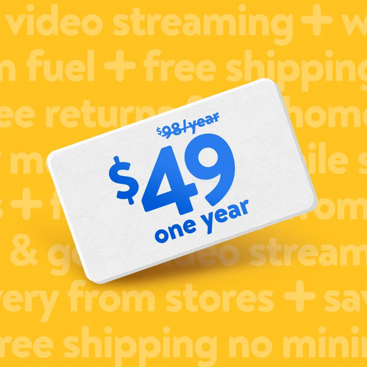 Get 50% off an annual Walmart+ membership! | Walmart (US)