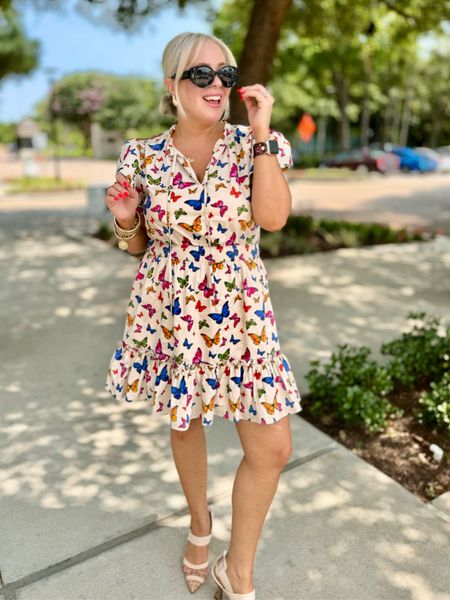 How fun is this butterfly dress from Avara?! The perfect summer dress. Perfect for Mother’s Day or an outdoor event coming up. Love how it gives a waist. 

Save with code WANDA15

#LTKmidsize #LTKsalealert #LTKover40