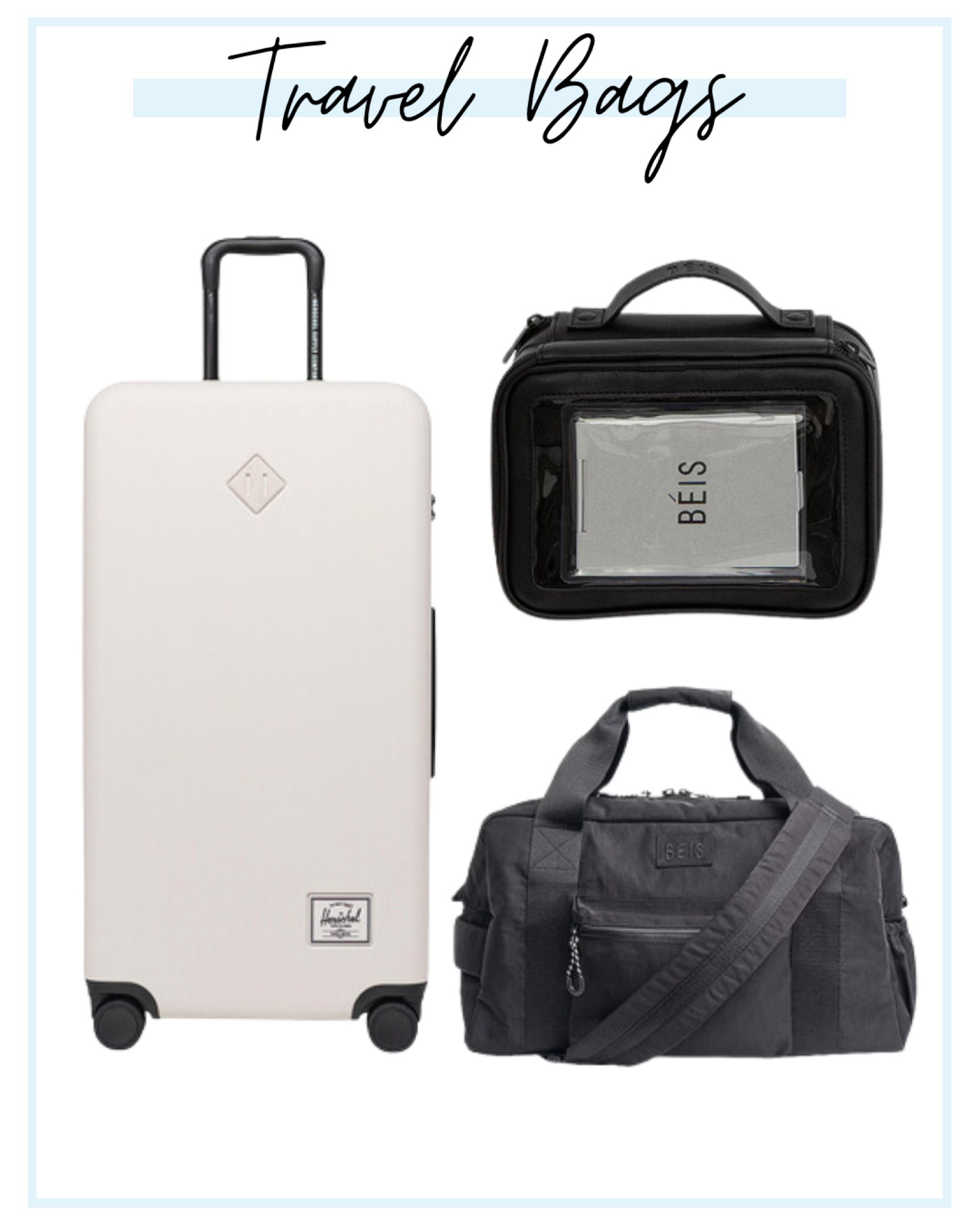 Check out these travel bags for your vacation

Travel bags, travel tote bags, travel suitcase, travel makeup bag, Europe vacation, Brazil, Australia, Asia, summer vacation, flight, fashion 

#LTKaustralia #LTKeurope #LTKtravel