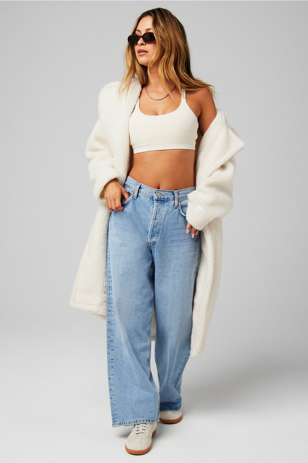 Teddy Long Coat | Fabletics