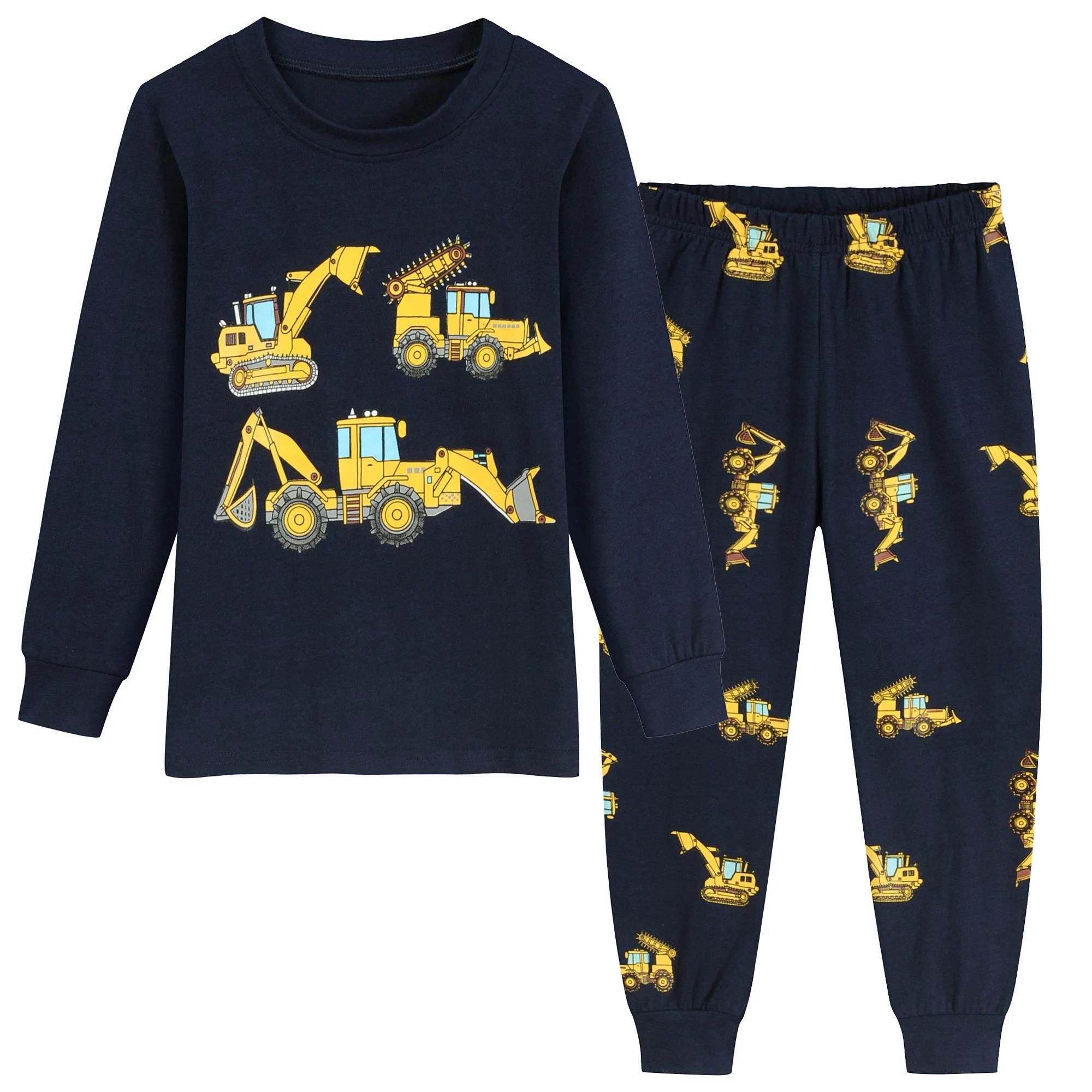 Little Hand Toddler Boy Pajamas Set Long Sleeve Kids Pjs Cotton Sleepwear 2T | Walmart (US)