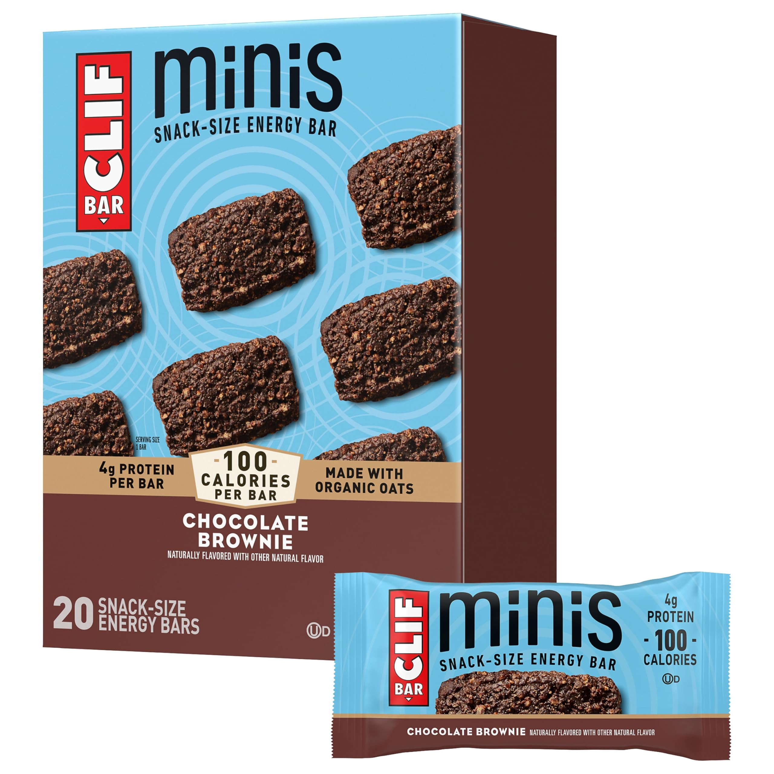 CLIF BAR Minis - Chocolate Brownie Flavor - Made with Organic Oats - 4g Protein - Non-GMO - Plant... | Amazon (US)