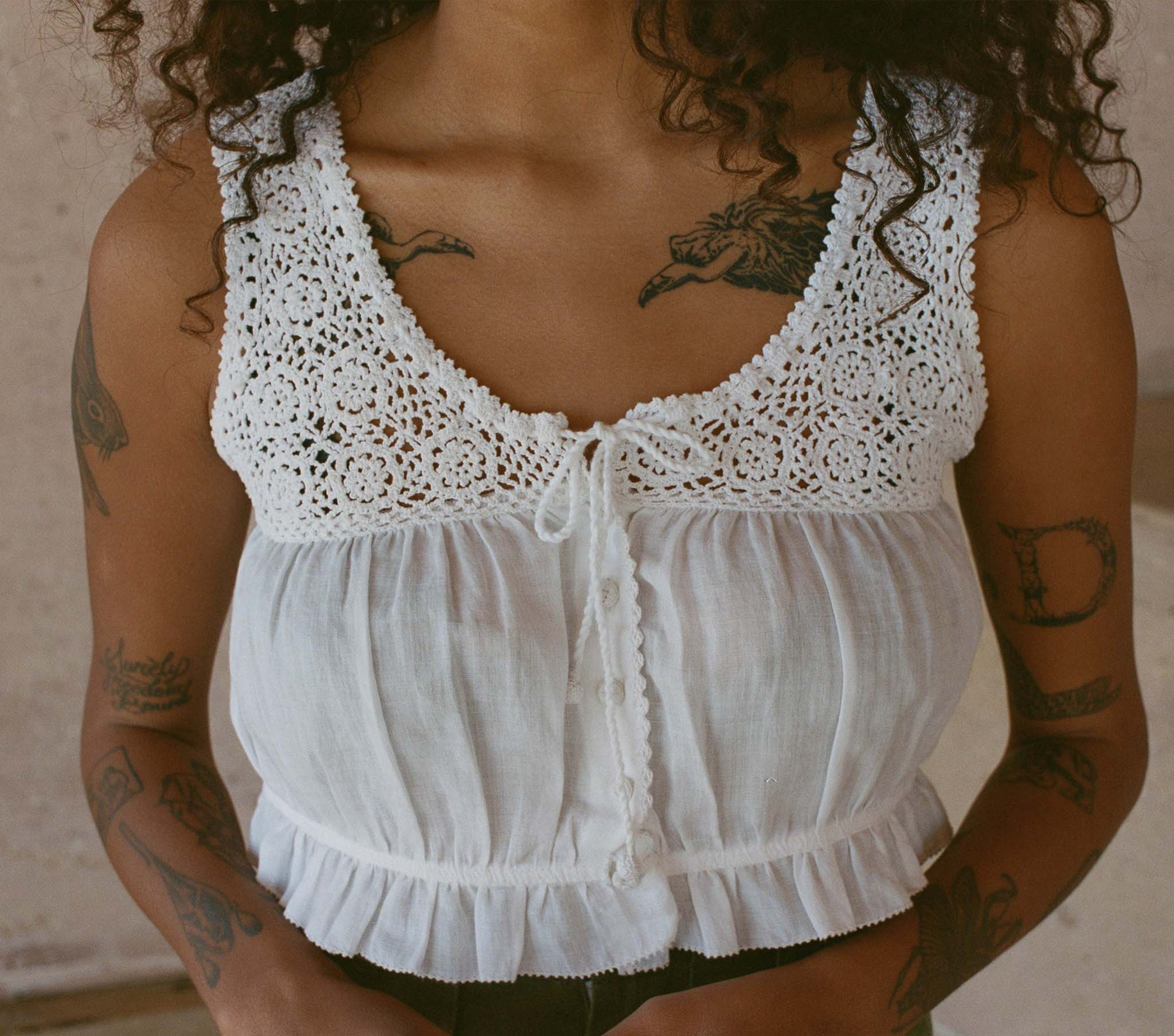 Camile Top - Salt | DÔEN | DOEN