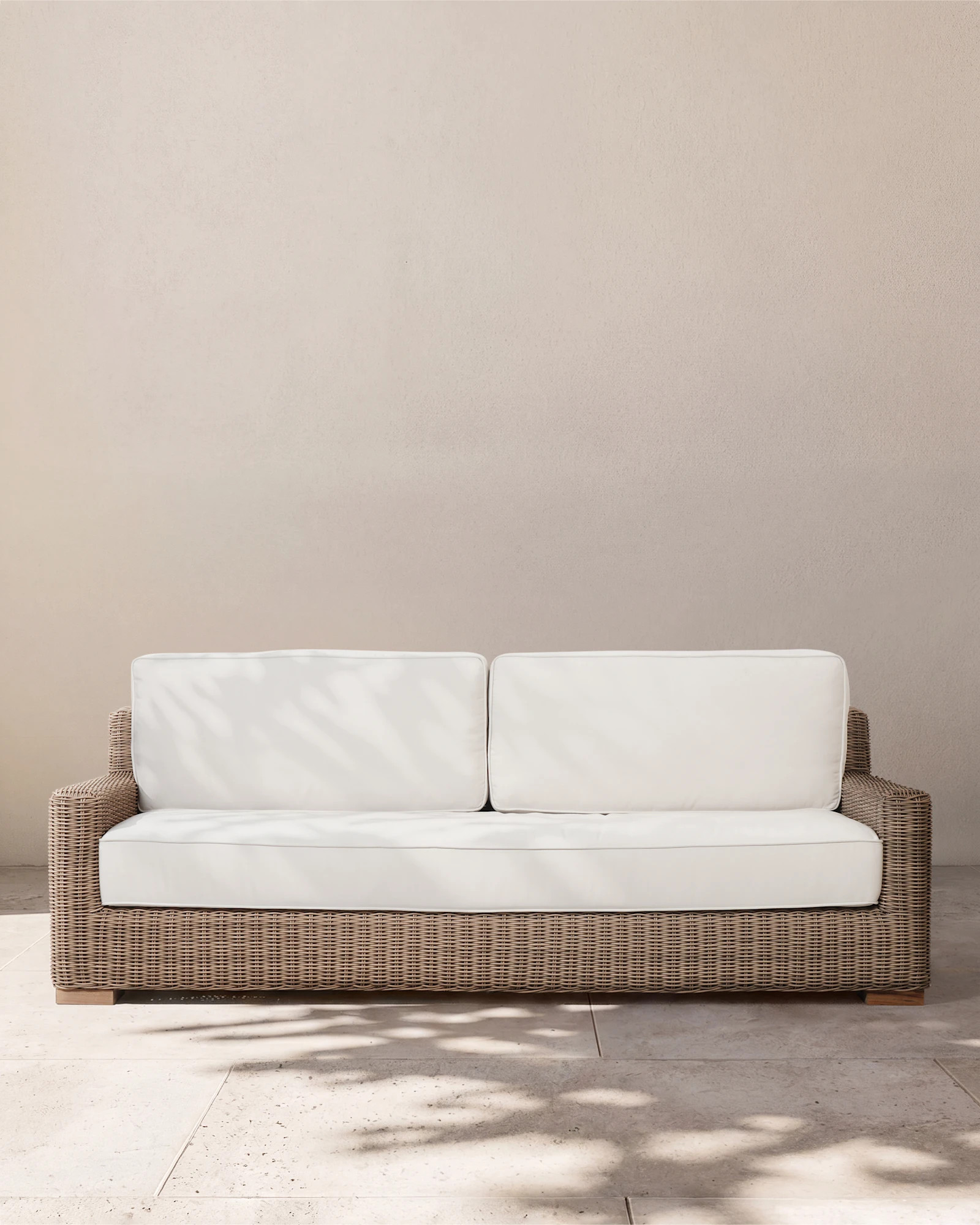 Classic All-Weather Wicker Outdoor Sofa | Quince