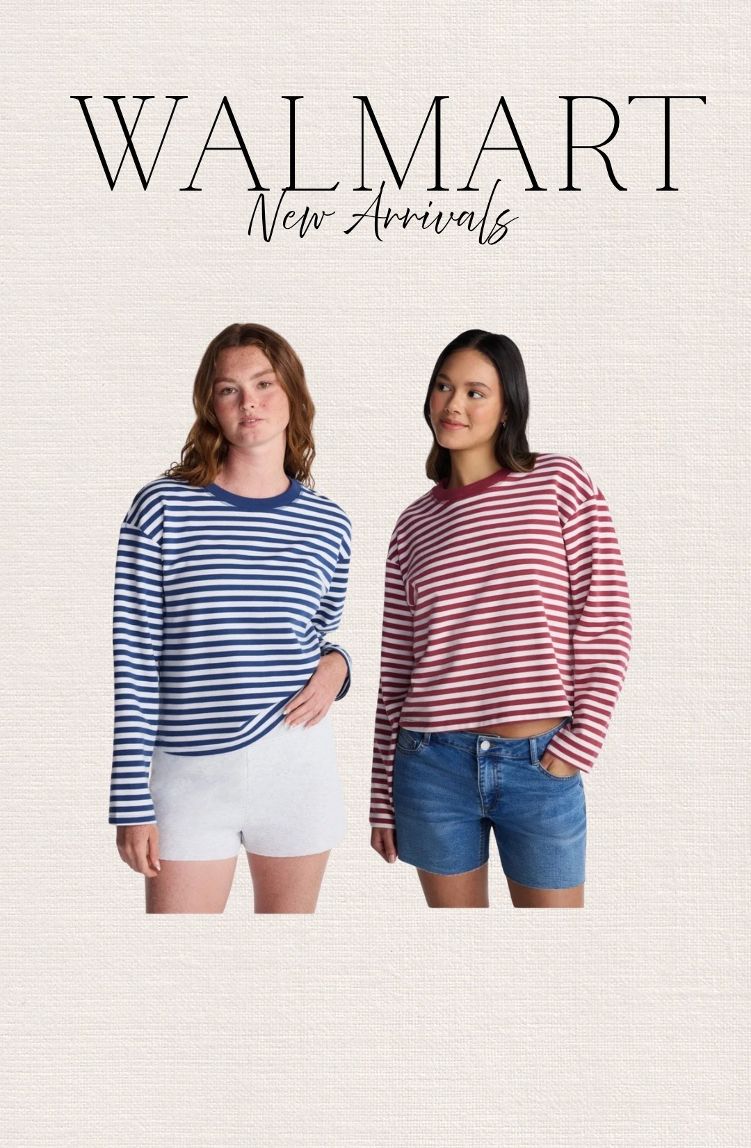 Walmart new arrivals $13 striped tee

#LTKOver40 #LTKSaleAlert
