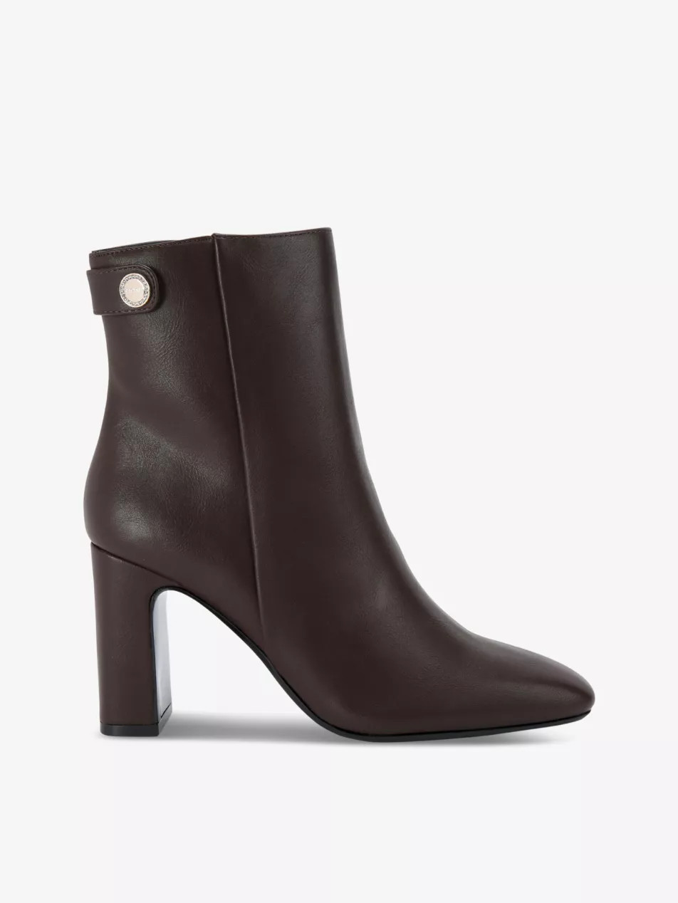 Jackpot block-heel faux-leather ankle boots | Selfridges