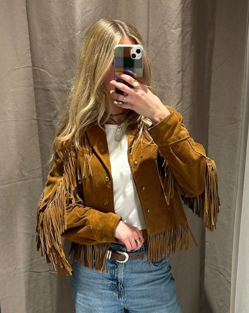 fringe jacket !!! (mines thrifted so check depop or poshmark or ebay too)

#LTKgrwm #LTKdayinmylife #LTKootd