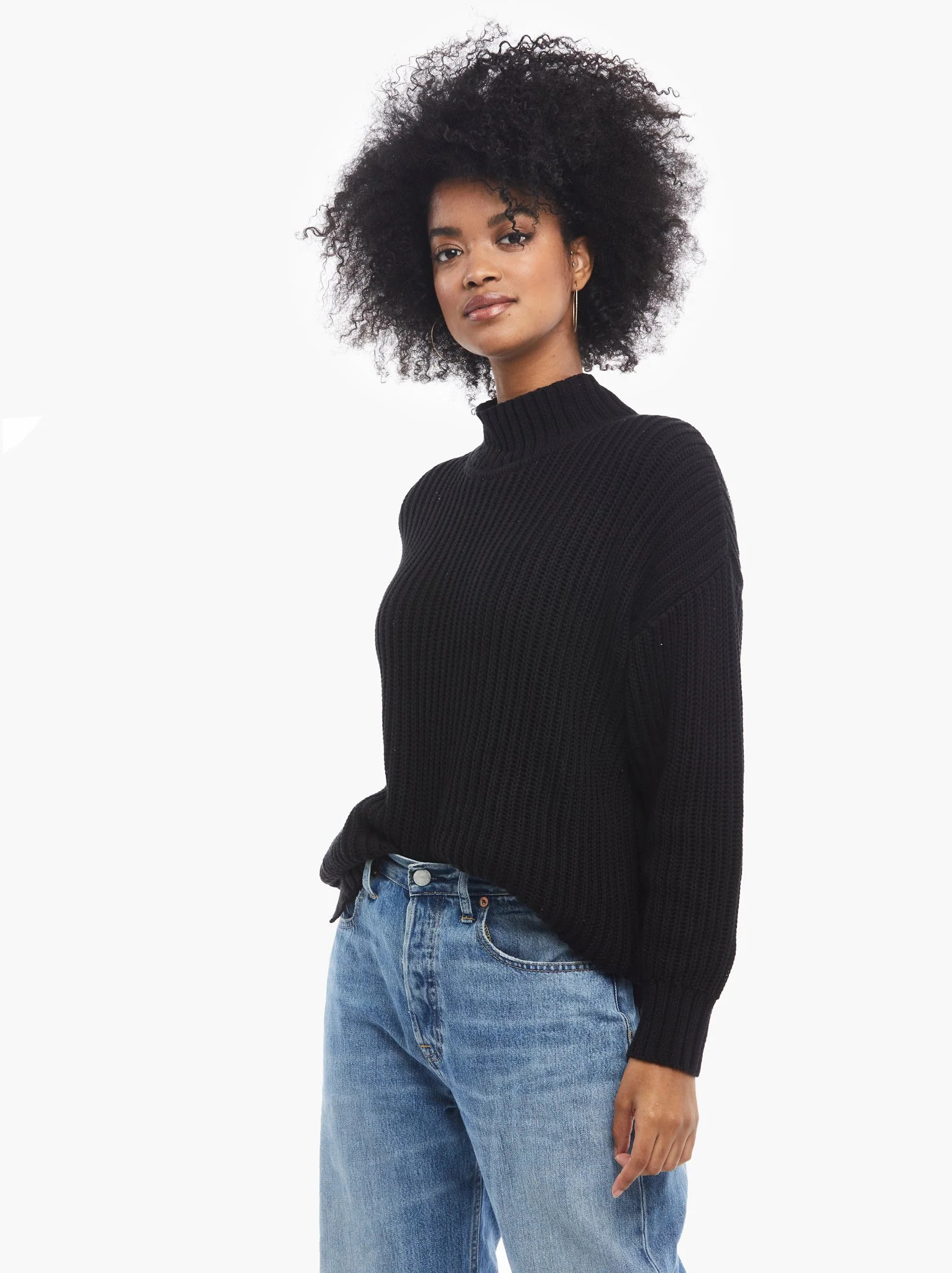 Rose Relaxed Sweater Tunic | ABLE