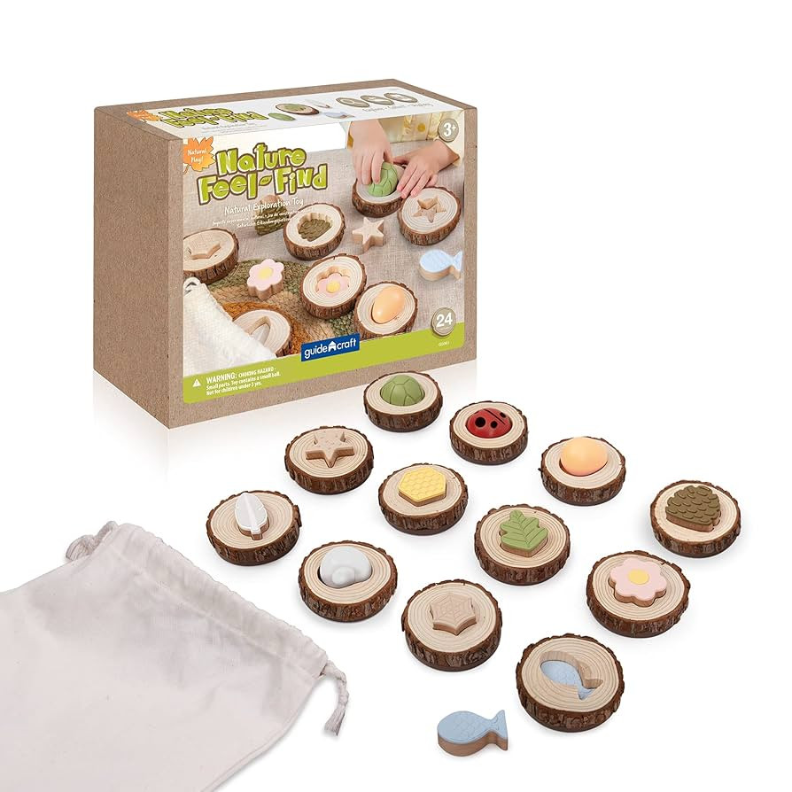 Guidecraft Nature Feel and Find - 24 pc. Set | Amazon (US)