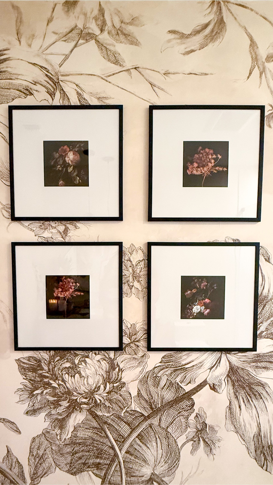 Gallery frames aren’t just for entryways or dining rooms—they work beautifully in bathrooms too. We’re always intentional about how we style a space, but in this bathroom everything from the wallpaper to the art to the hand towel was chosen to feel unique yet still cohesive.

#LTKHome