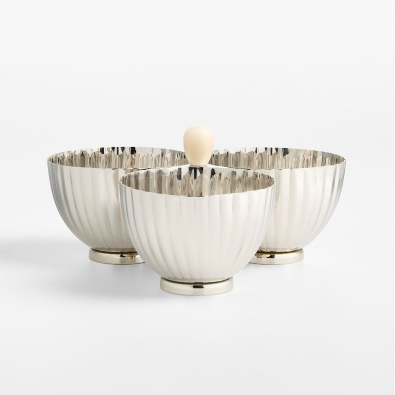Romeo 3 Part Server by Laura Harrier & Tiffany Howell | Crate & Barrel