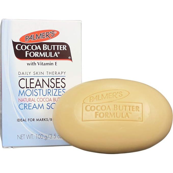 Palmer's Cocoa Butter Formula with Vitamin E, Daily Skin Therapy Cream Soap, 3.5 oz | Amazon (US)