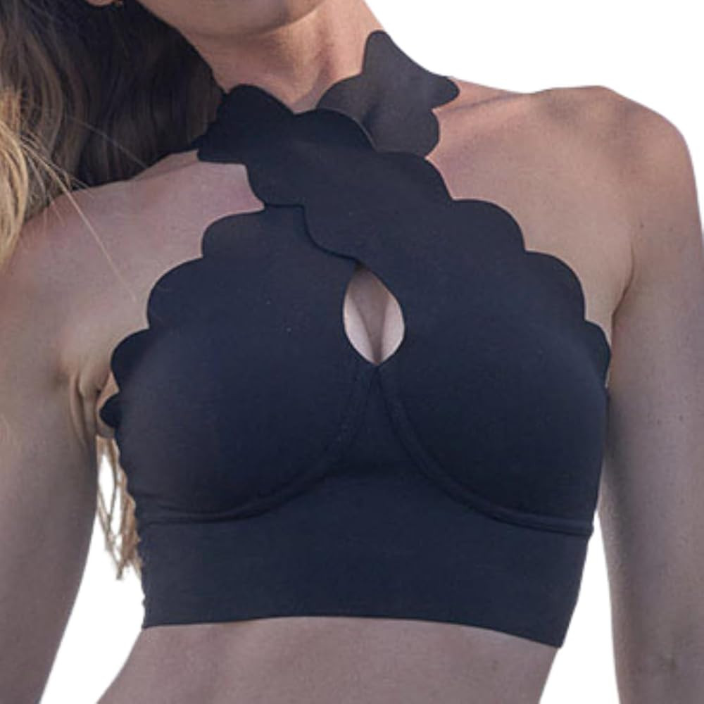 Womens Sexy Sports Bra Sleeveless Padded Crossover Adjustable Spaghetti Straps Backless Workout Y... | Amazon (US)