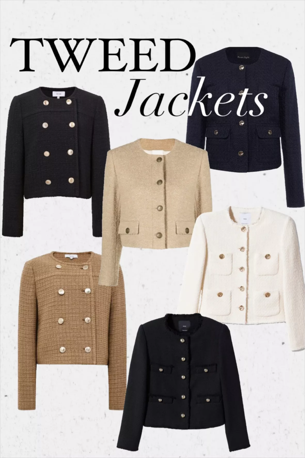 Pocket tweed jacket - Women curated on LTK