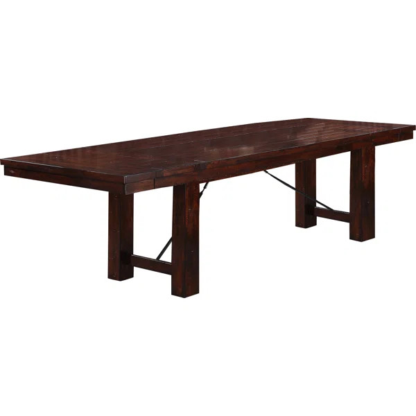 Husnayn Extendable Solid Wood Base Dining Table | Wayfair North America