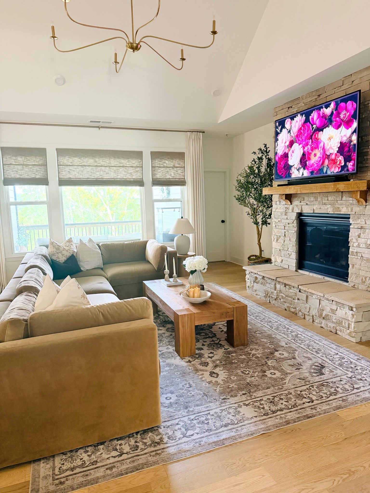 The living room is finally feeling layered, cozy, and collected. 🤍✨ Neutral textures, warm wood tones, soft linen drapes, and timeless decor create that relaxed, modern European feel I always gravitate toward. These are the pieces that make our home feel inviting every single day from the oversized sectional to the vintage-inspired rug and cozy coffee table styling.

Everything linked here to help you recreate this warm, lived-in look in your own home! 🤎 #LTKHome #ModernEuropean #CozyHome #NeutralDecor #LivingRoomInspo #TimelessInteriors #CollectedHome #HomeStyling #InteriorDesign #WarmMinimalism

#LTKHome #LTKmomlife #LTKdayinmylife
