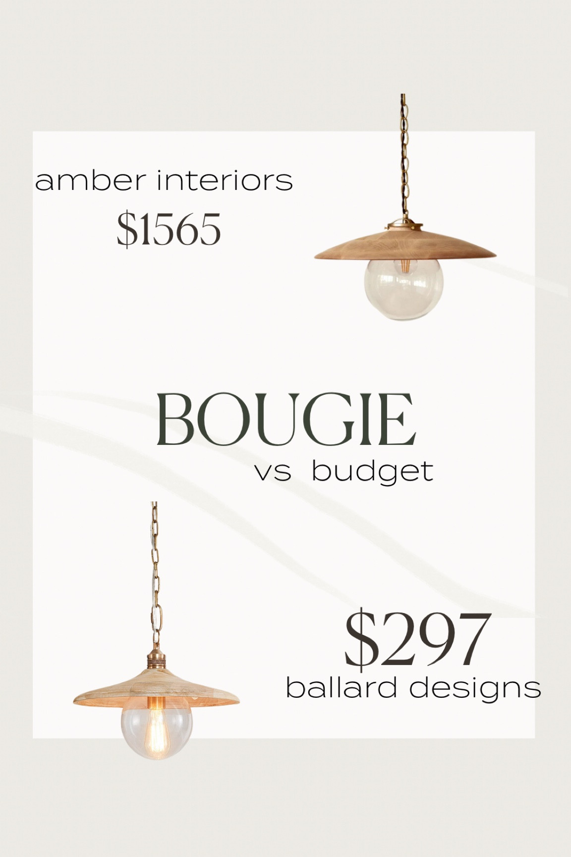 Wood pendant - look for less!! I love these pendant lights and can’t believe what a steal the budget friendly versions are!

#LTKhome #LTKFind #LTKsalealert