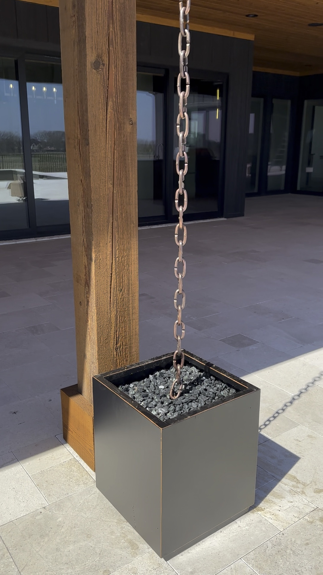 First DIY project in the books! We added some decorative (and functional) copper rain chains in place of a few gutter downspouts around the house. Each chain lands safely in a planter with drainage holes and each planter sits securely over its own drain. I’m loving the look— can’t wait to add a few plants to these boxes! 

#LTKSpringSale #LTKhome #LTKVideo