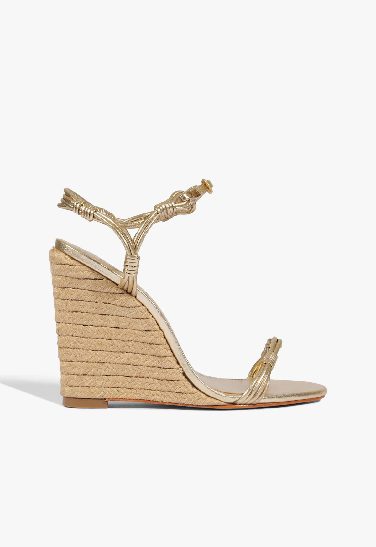Nara Gold High Wedge Sandal | Schutz (US)