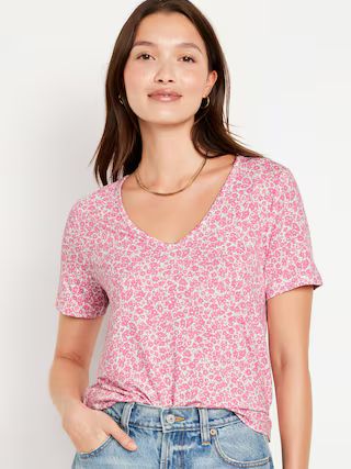 Luxe V-Neck T-Shirt | Old Navy (US)