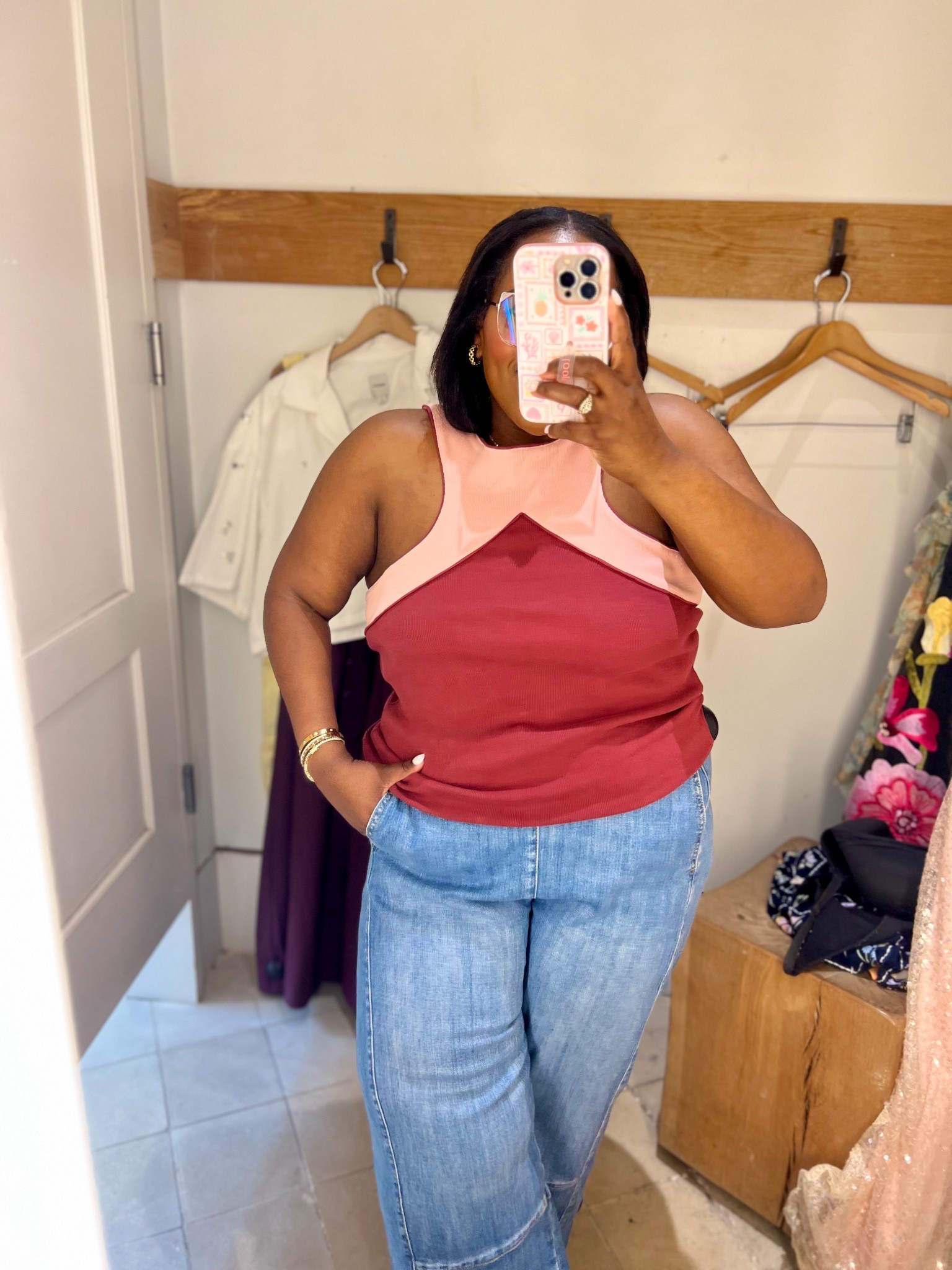 Fun sweater halter style top from Anthropologie- true to size. 

#LTKSaleAlert #LTKFindsUnder100 #LTKMidsize