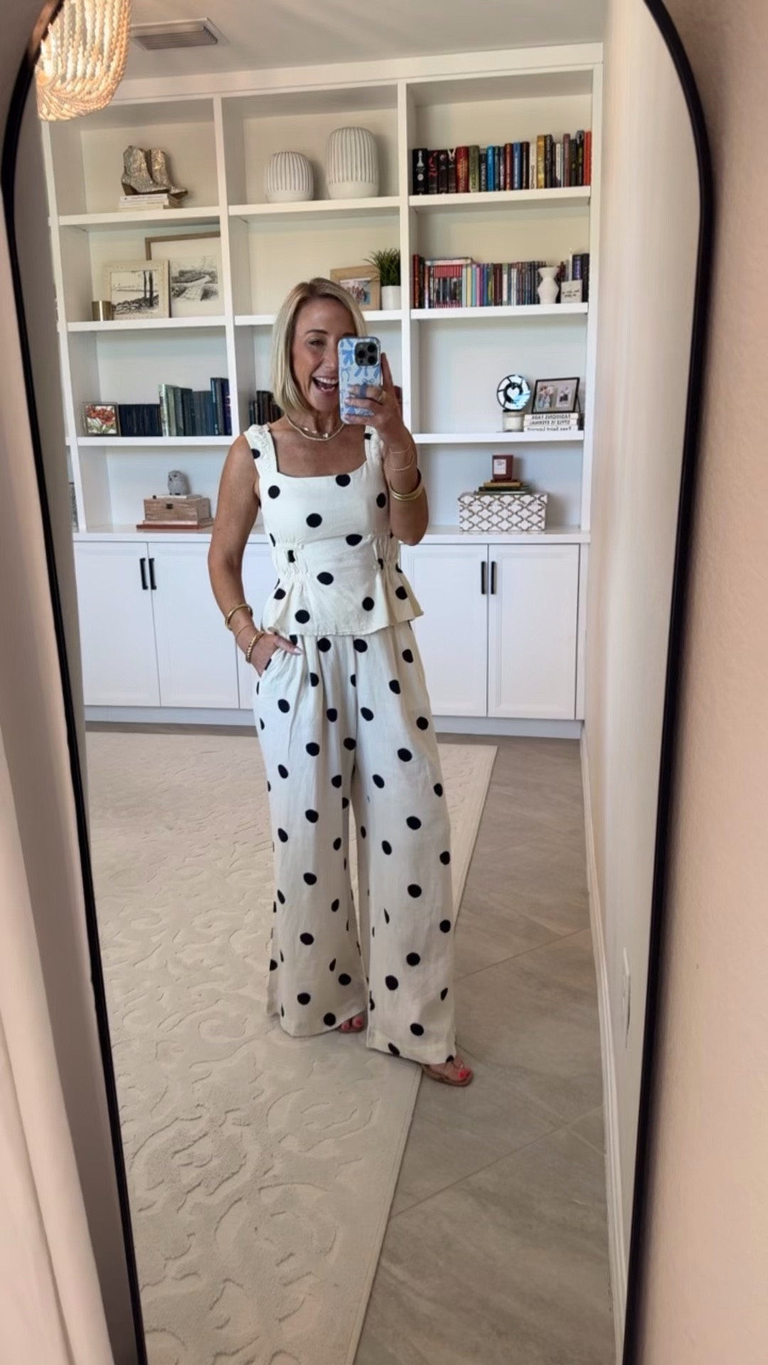 Target - unboxing & style. Polka Dot Ruched Linen Top - size XS. $25. 2 colors. Polka Dot Relaxed Linen Trousers - size XS. $40. 2 colors.

 

#LTKSeasonal #LTKOver40