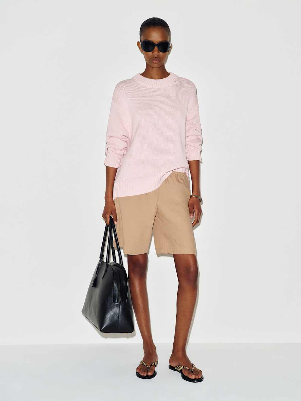 Cove Cotton Oversized Crew | Reformation (Global)