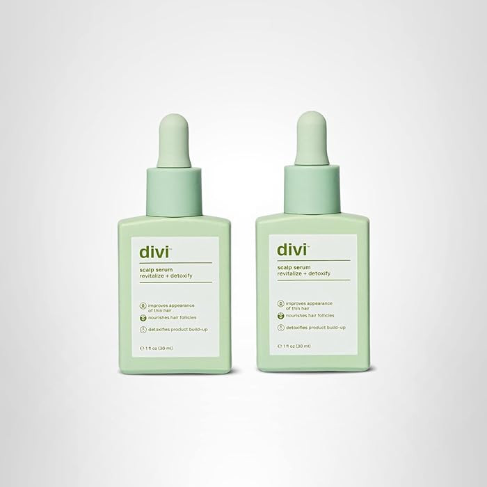 Divi Scalp Serum for Thinning Hair Clinically Tested, Non-Greasy Formula with Amino Acids, Caffei... | Amazon (US)