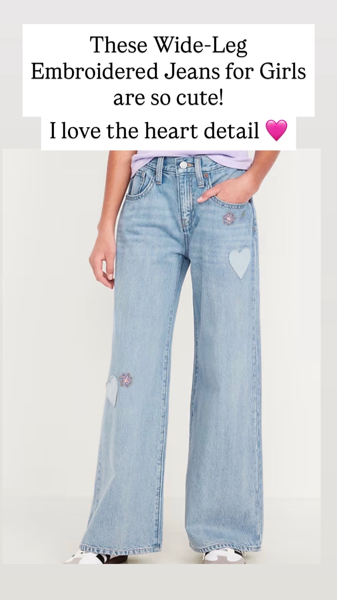 Heart jeans for girls 

#LTKKids