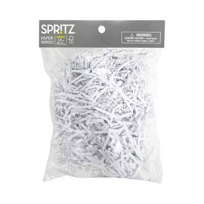 1.5oz Paper Shred Shredded Filler White - Spritz™ | Target