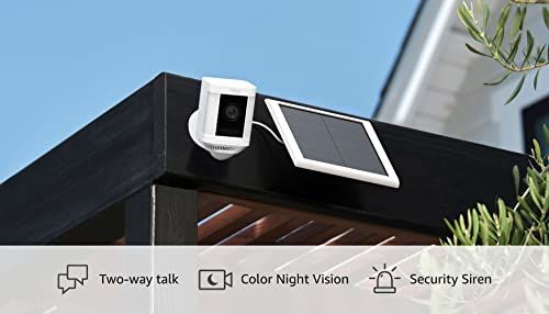 Introducing Ring Spotlight Cam Plus, Solar | Two-Way Talk, Color Night Vision, and Security Siren... | Amazon (US)