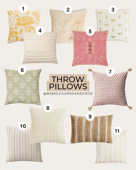 Throw pillows to style in your bedroom or living room!
-
Home decor. Pillow cover. Bedroom decor. Loving room decor.  

#LTKfindsunder100 #LTKhome #LTKfindsunder50