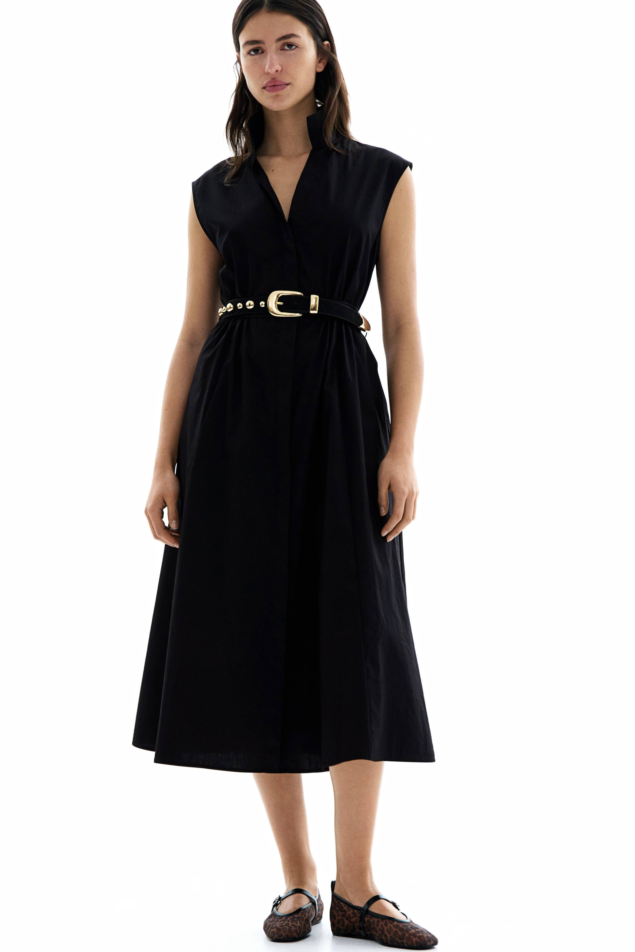 Cotton Shirt Dress with Belt | H&M (US + CA)