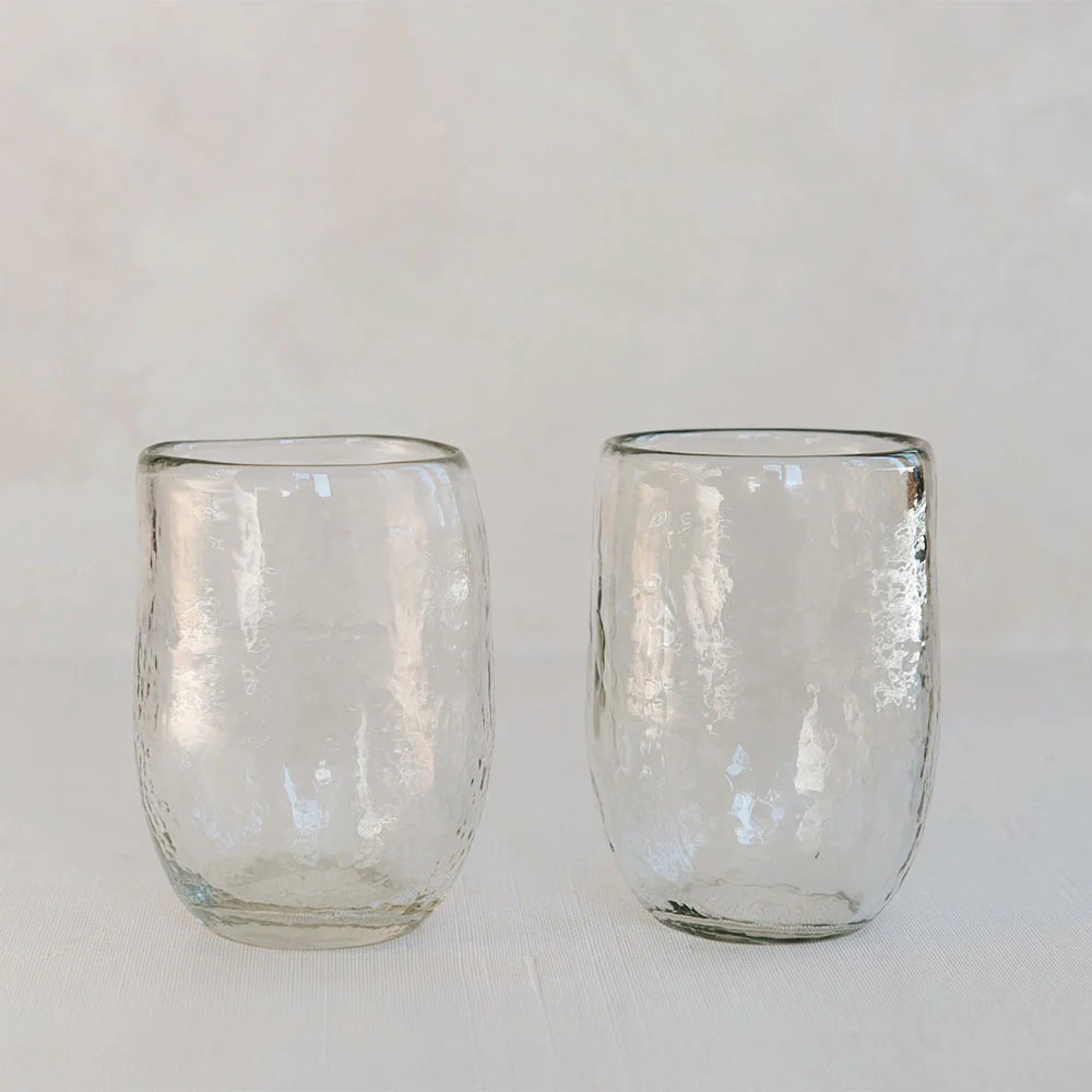 Dimpled Glass Set | Roan Iris
