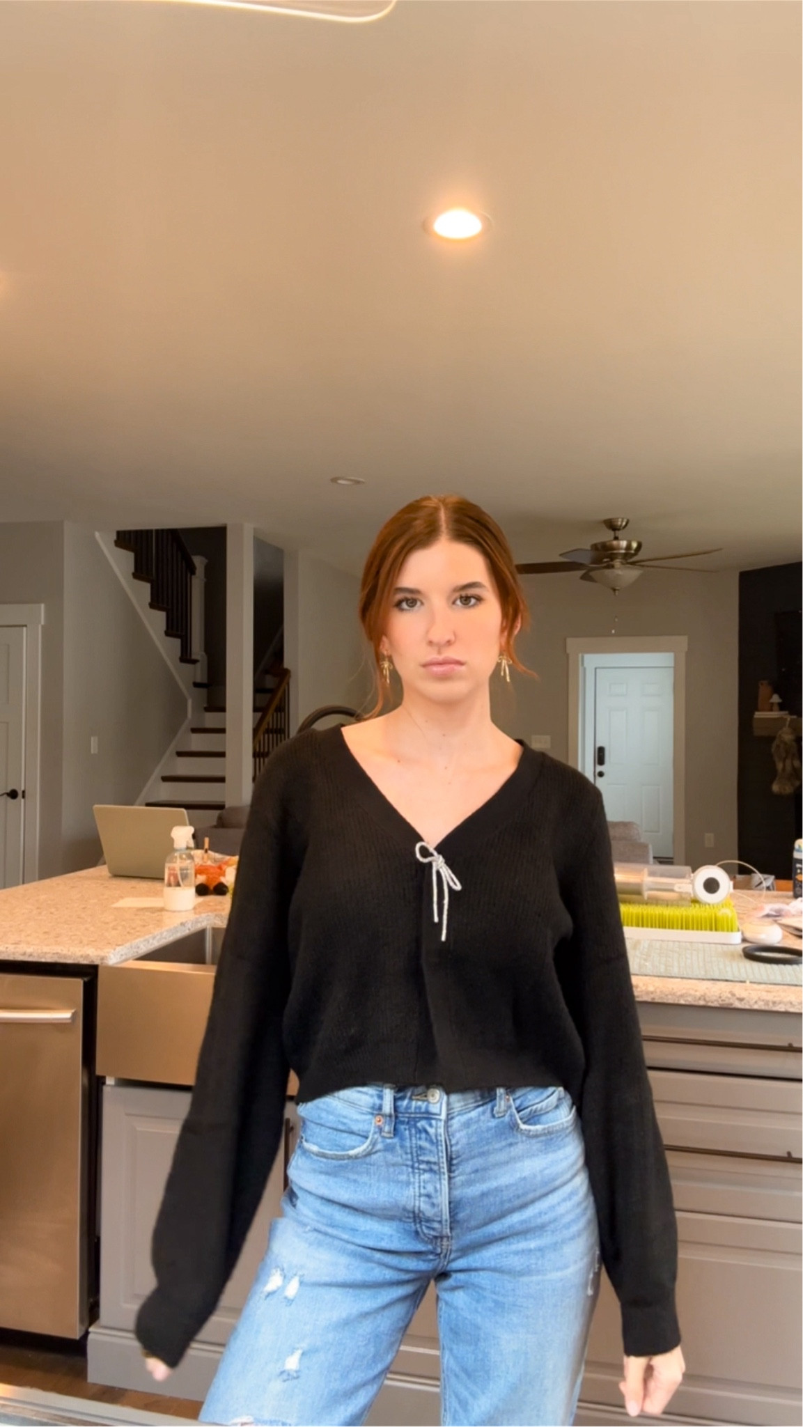 Sized up to a medium! 

#LTKHoliday #LTKFindsUnder50