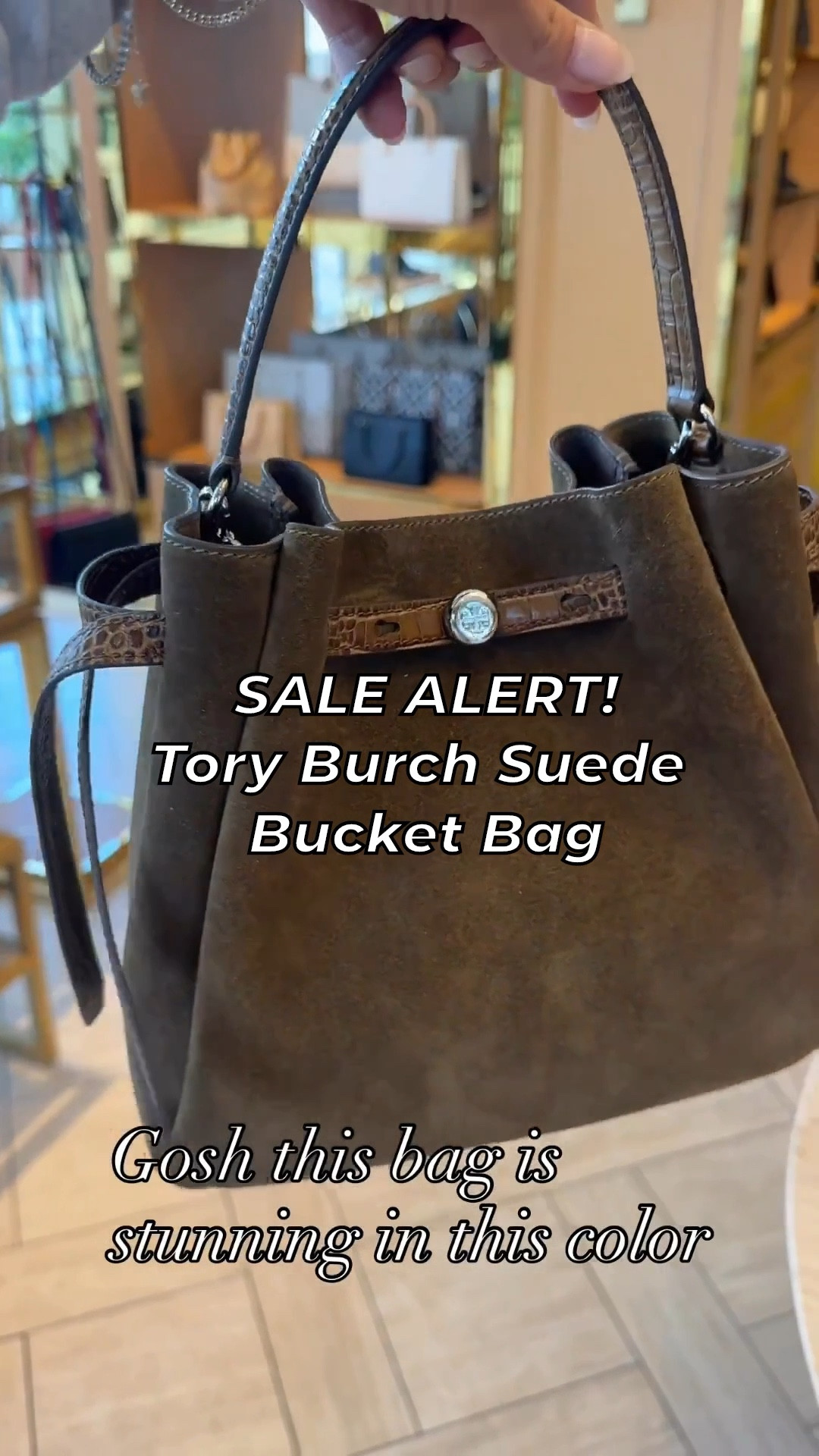 SALE ALERT! Tory Burch Romy Suede Bucket Bag on Sale, Holiday luxe gift ideas.

#LTKItBag #LTKSaleAlert #LTKGiftGuide