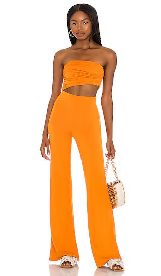 x Sofia Richie Sosa Jumpsuit in Rich Orange | Revolve Clothing (Global)