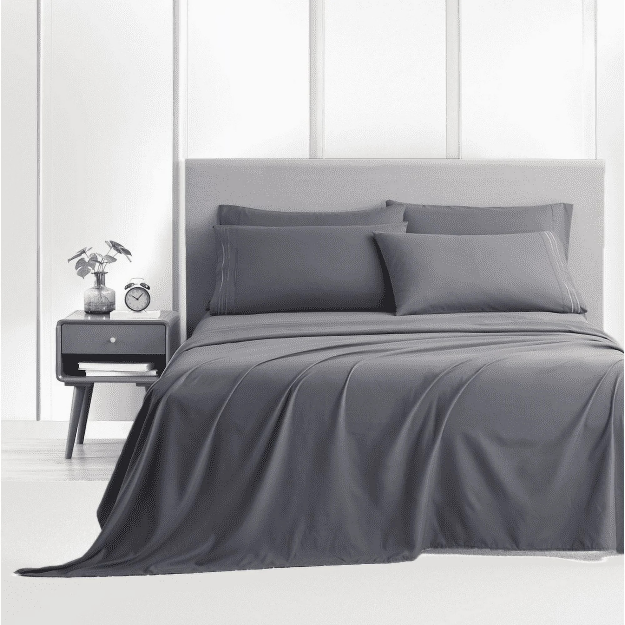 Nestl Bed Sheets Set, 1800 Series Soft Microfiber 16 Inches Deep Pocket 4 Piece Queen Sheet Set, ... | Walmart (US)