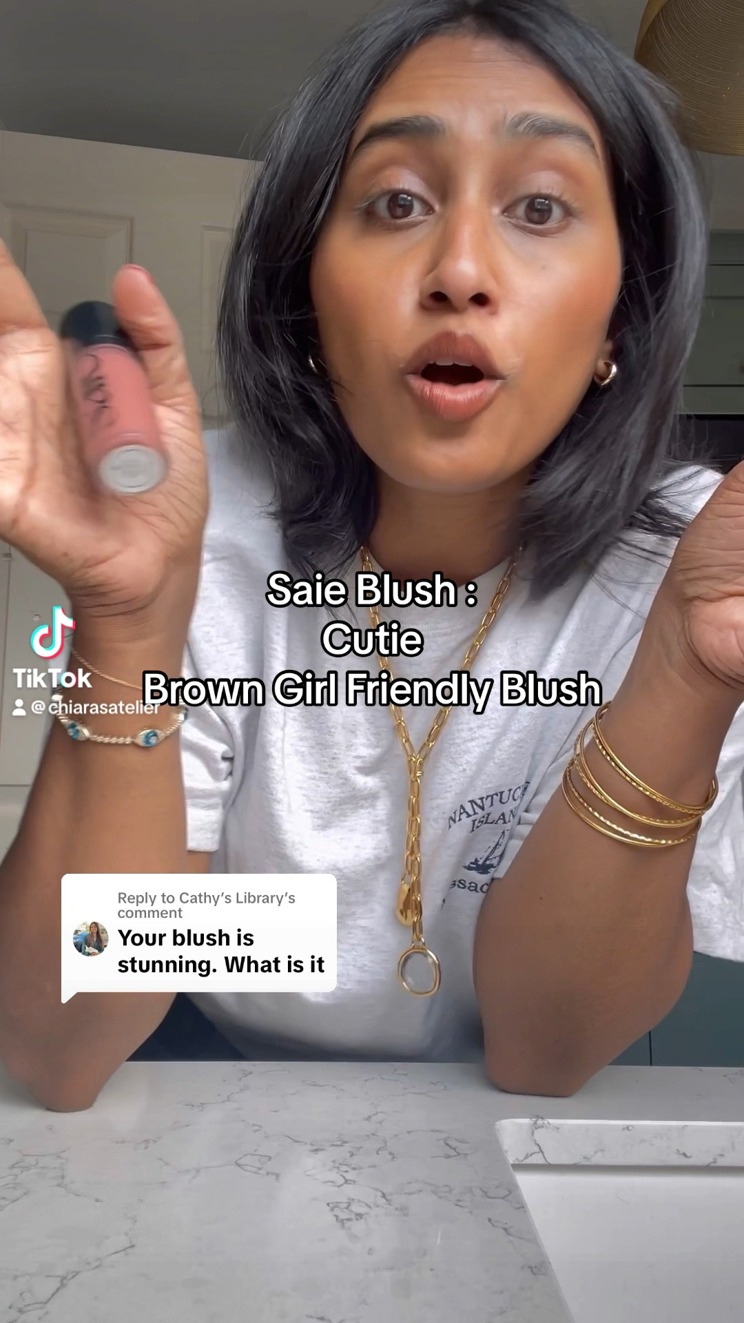 Saie beauty blush 
Brown girl blush 
Saie cutie blush 

#LTKbeauty