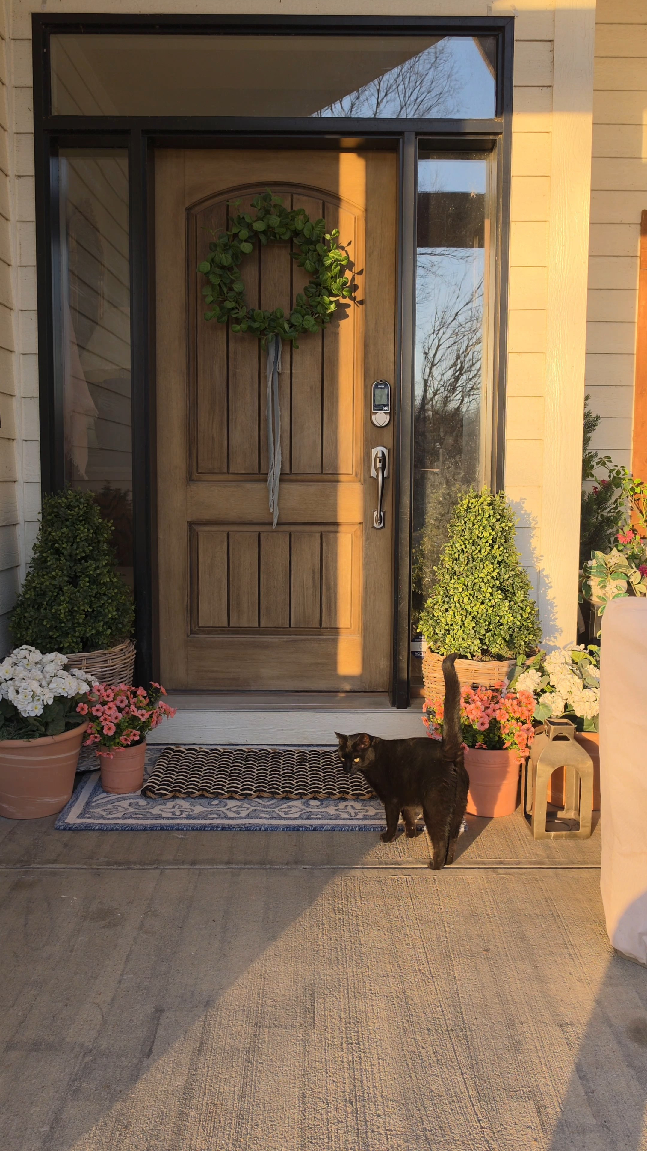 Designer look spring porch. Non-designer budget

#LTKSeasonal #LTKHome #LTKOver40