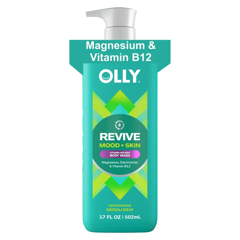 OLLY Revive Body Wash Repairs Skin Barrier Neroli Dew, 17 oz | Walmart (US)