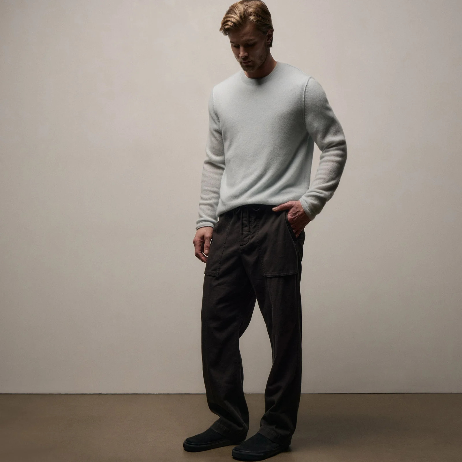 Slub Cotton Utility Pant - Magma Pigment | James Perse Los Angeles | James Perse (US)